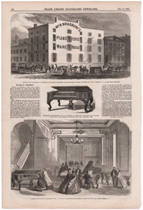 antique music prints (19th century)